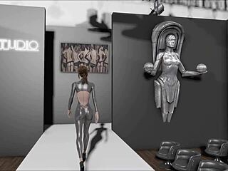 boom! sexy brunette hentai anime babe gets railed in fallout 4 style!