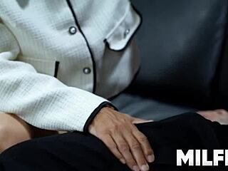 Hot Stepmom in Tattoo Lingerie Seduces Young Stepson with Cowgirl Riding and Doggystyle Taboo Relief.