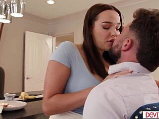 oh shit my busty wife walked in on me fucking this young teen but i didn't stop pounding her tight pussy