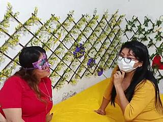 Latina Mature Spreads Wide in Steamy Bedroom Masturbation