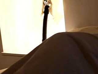 i... i blew my load in the condom but it leaked during stepsis rough fuck