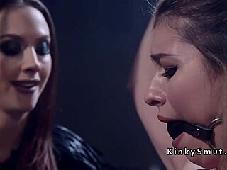 Strapped cutie WHIPPED and ANAL fucked hard!