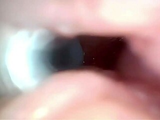 semen floods cervix as endoscope shows wide pussy stretching to gaping limits