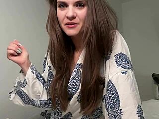 stepson catches stepmom's milky boobs bare