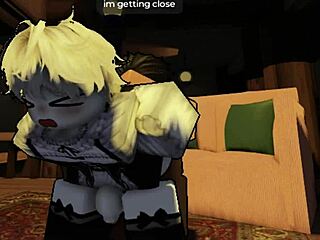 Maid shemale spreads legs for deep cock railing in attic