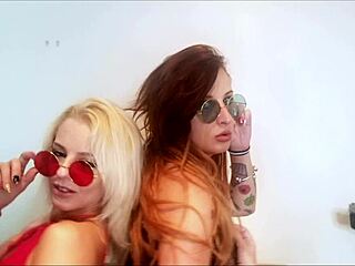 april and chantelle, wanna share this black cock?