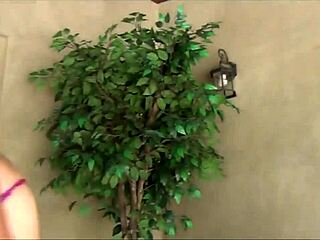 blonde and brunette lesbians stretch in yoga then scissor on bed eating shaved asses