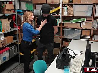 shoplifter dude turns the tables pounding that blonde lp pussy deep