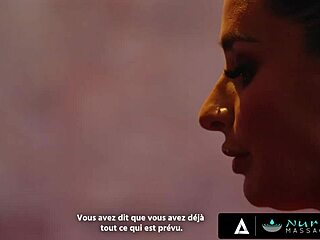 Καυτή MILF αφεντικό με nuru λάδι μπαίνει σε τρίο πρακτικάριου deepthroat γλείψιμο μουνιού