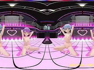 Novr MMD Suitowa's Nude Dance Teases in 3D Hololive Hentai Glory