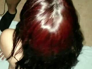 Cheating Submissive Wife Sucks Neighbor Cock