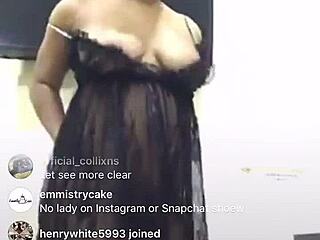 horny black african ebony shakes big tits and ass