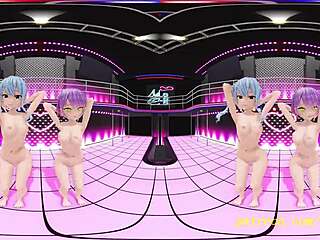 Novr MMD Suitowa's Nude Dance Teases in 3D Hololive Hentai Glory