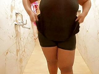 A sexy myanmar milf strips down for a steamy seductive shower bath.