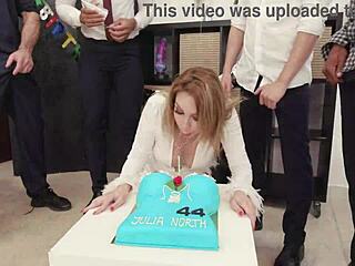 Julia North birthday 4on1 anal fisting wreck?