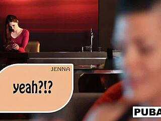 brunette babes go from sexting to hardcore lesbian pussy licking 😈👅