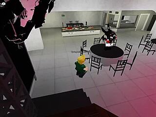 Intensely Dancing With Horny Young Safadas In Roblox Party Hall