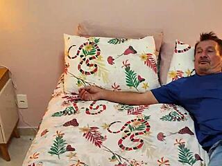 Stepdad fucks stepdaughter before junina party