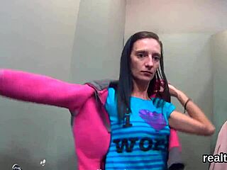 Czech cutie seduced in mall for raw POV ride