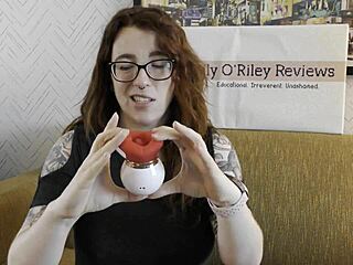 nsfw review... kissing redhead neighbor pussy with sucking vibrator toy