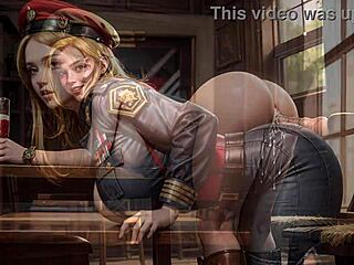 Army Soldier Bent Over and Fucked Hard by Officer