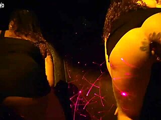 after party stranger fucks our asses in his house threesome