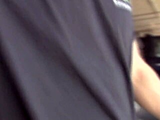 Skinny Shaved Babe Takes Brutal Double Penetration Cowgirl DP