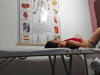 Ginecologist Fingers Asshole Then Fucks Tight Patient Hard