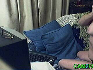 Hey check this lovely granny with glasses orgasming on webcam 😍🔥