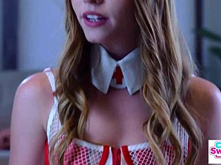 Naughty Nurses Myra Moans and Rose Carter Suck Stepbro's Monster Cock Deep