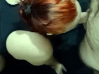 Ruiva safada babbles on cock begs deep pounding from fat latina milf