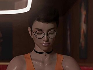 i crave my curvy futanari boss's huge cock in this interracial hentai episode one