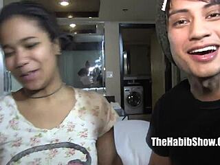 Young Teen Blasian Overcome With Pleasure From Hung Mexican Derek Forreal's Deep Fuck