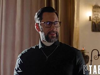 belle penelope kay confesses slutty desires to priest tommy pistol