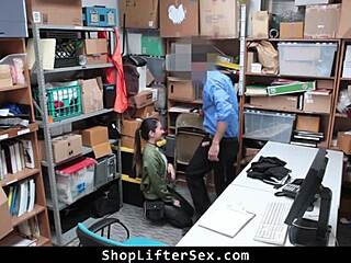 shoplifter welcomes rough cop pounding in garage anything goes