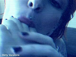 she ties him up for foot fetish choking and dirty pussy worship