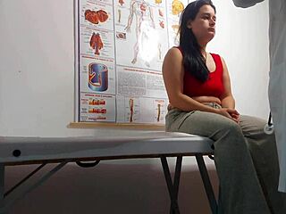 Ginecologist Fingers Asshole Then Fucks Tight Patient Hard