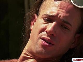 brooke haze GETS POUNDED outdoors by boyfriend's MONSTER COCK