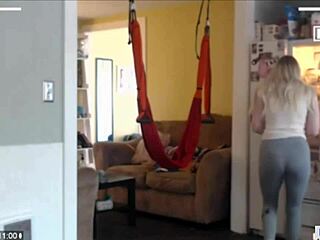 lilly bell fingers casca akashova's wet pussy lesbian masturbation session