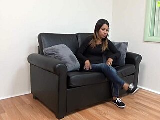 Skinny Latina Mandy Mynx Gags Deep On Cock Choking Hard. Fucked Pussy Slut Style!