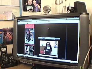 Misty Haze footjob cumshot