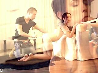 High-Heels-Sklavin kniet um Mitternacht für brutalen Blowjob nieder!