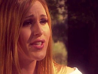 Lauren Phoenix dragged to clearing for rough outdoor sex