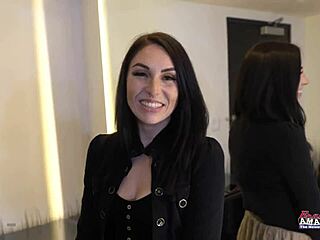 Dildo stuffs my pussy, rubbing tits hard! Ashley Wolf