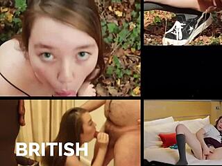 A horny Spanish MILF gets doggystyle pounded then eats hot cum from big natural tits