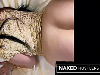 curvy married pawg bride craves big black cock over white husband interracial doggystyle