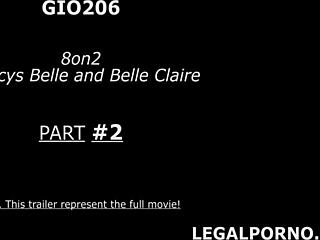 Belle Factor's Wild Gangbang - Drowning in Multiple Facials and Swallows