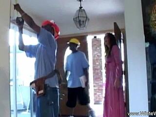 Wifey endures interracial double penetration anal during intense threesome