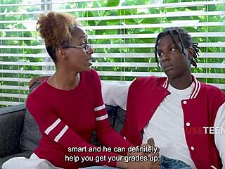 Tutor owns black teen duo lacey london hard - feel their moans yet?