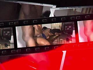 pornstar morez gets railed hard by interviewer dude's monster cock